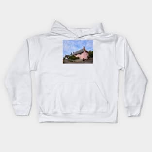 Thatched cottage at Otterton Kids Hoodie